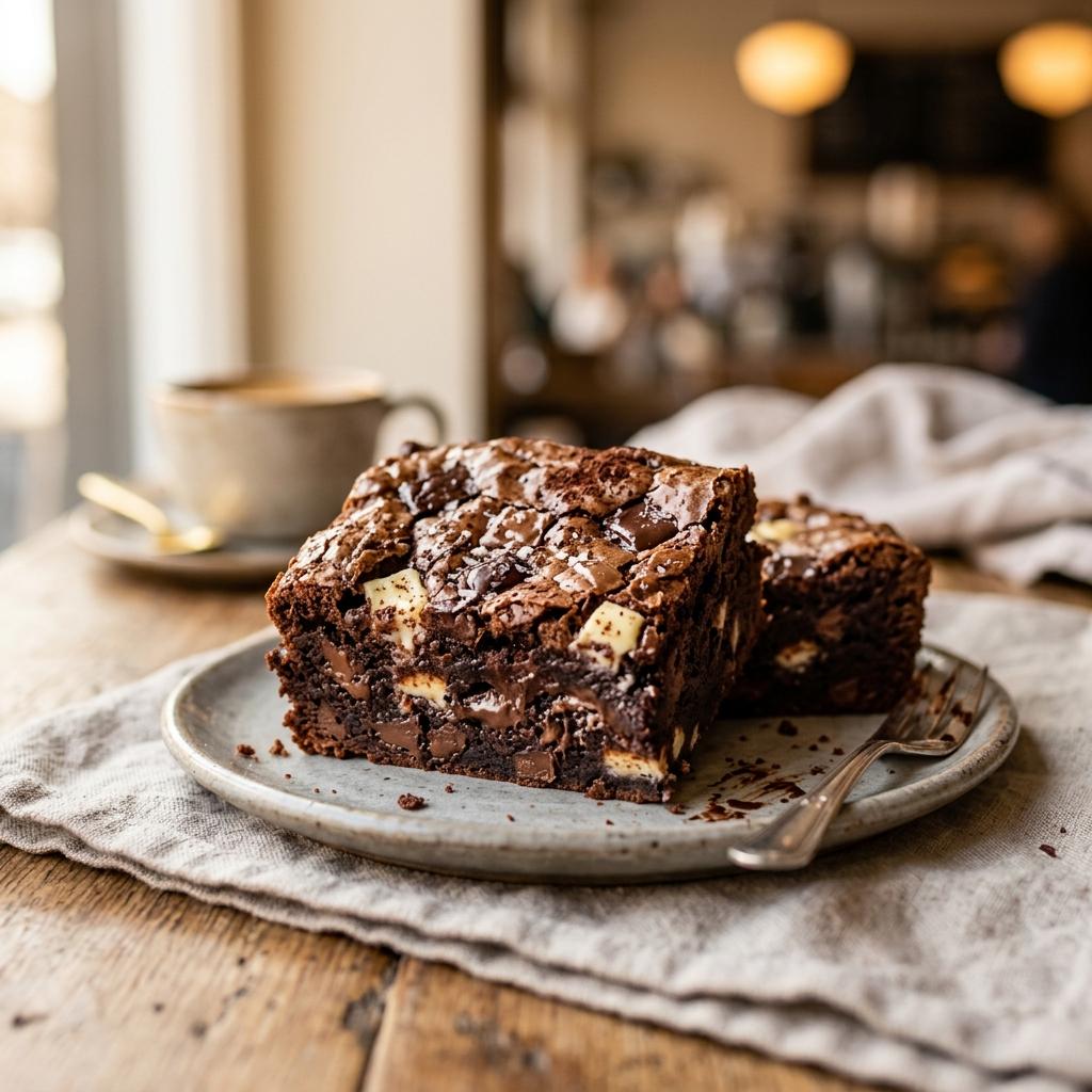 Double Choc-Chip Brownie