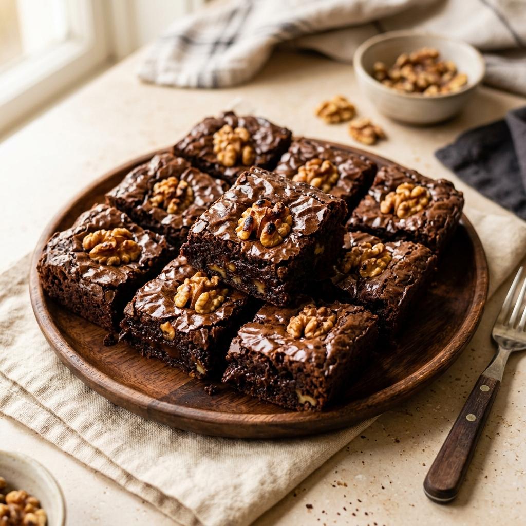Roasted Nuts Brownie